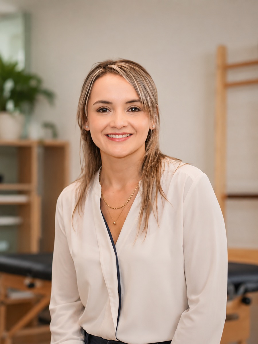 Betania Vera, kinesióloga y fisioterapeuta de FisioSalud en Encarnación